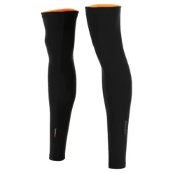 Santini Wind-Proof Water Resistant Leg Warmers In Black