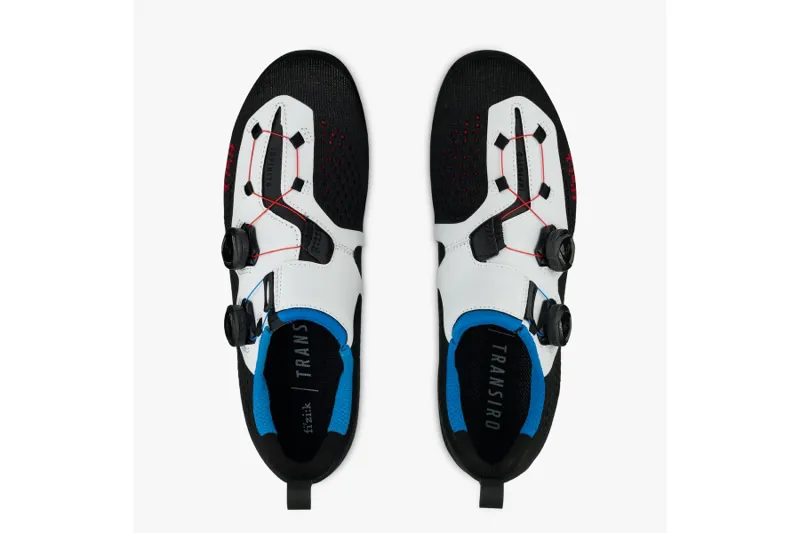 Fizik R1 Transiro Tri Shoes In Black/White 5 Fizik R1 Transiro Tri Shoes In Black/White - Image 3