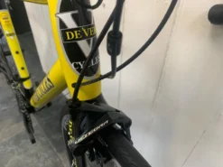 De Ver Flight Shimano Ultegra 105 Mix Aluminium Road Race Bike In Yellow -Bicycle Promotion Shop FlightUltegra1053