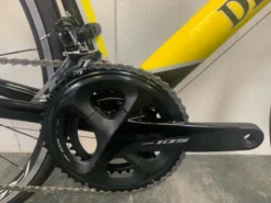 De Ver Flight Shimano Ultegra 105 Mix Aluminium Road Race Bike In Yellow -Bicycle Promotion Shop FlightUltegra1057