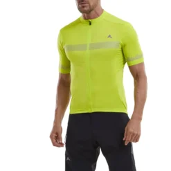 Altura Nightvision Short Sleeve Cycling Jersey In Lime