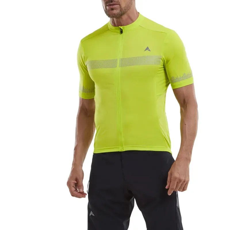 Altura Nightvision Short Sleeve Cycling Jersey In Lime 3 Altura Nightvision Short Sleeve Cycling Jersey In Lime