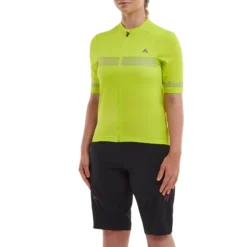 Altura Nightvision Women's Short Sleeve Cycling Jersey In Lime