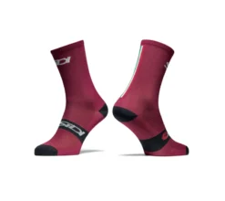 Sidi - Trace Road Cycling Socks In Burgundy/Black