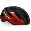 Met Idolo Road Cycling Helmet In Red Metallic 1 Met Idolo Road Cycling Helmet In Red Metallic -Bicycle Promotion Shop black red metallic
