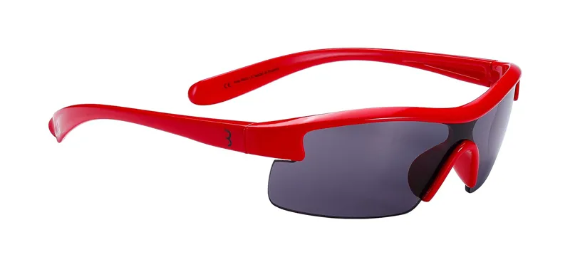 BBB Kids Smoke Lens Sport Glasses In Red 3 BBB Kids Smoke Lens Sport Glasses In Red