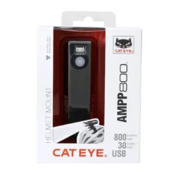Cateye Ampp 800 With Helmet Mount Kit