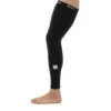 Santini Totum Thermofleece Leg Warmers In Black -Bicycle Promotion Shop cas1054z