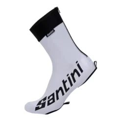 Santini 365 Falco TT Shoe Covers In White