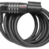 Trelock SK210 Curly Cable Combo Lock In Black -Bicycle Promotion Shop citrsim trelock u sk210curlycablecombolock black