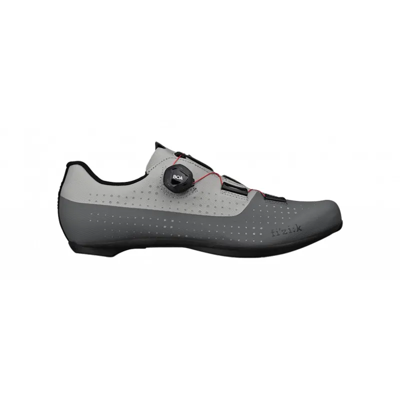 Fizik R4 Tempo Overcurve Wide Road Shoes In Grey/Red 3 Fizik R4 Tempo Overcurve Wide Road Shoes In Grey/Red