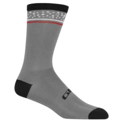 2021 Giro Comp High Rise Cycling Socks In Grey