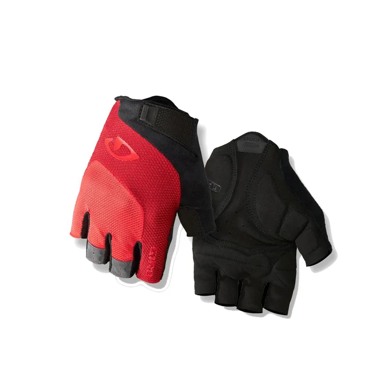 Giro Bravo Gel Road Cycling Mitt In Red 3 Giro Bravo Gel Road Cycling Mitt In Red