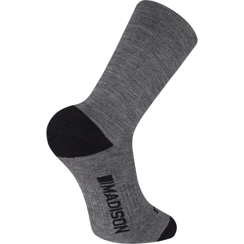 Madison Isoler Merino Deep Winter Socks In Black 3 Madison Isoler Merino Deep Winter Socks In Black