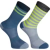 Madison Sportive Long 2PK Socks In Blue -Bicycle Promotion Shop mcl22s200