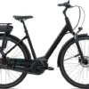 Giant Entour E+ 1 LDS Electric Bike In Black -Bicycle Promotion Shop my22 entour eplus 1 lds color a 25kmh metallic black
