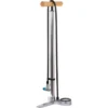 Truflo Classictrax Floor Pump In Chrome Silver -Bicycle Promotion Shop qa4417