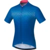 Shimano Womens Sumire Jersey In Blue -Bicycle Promotion Shop sc6002