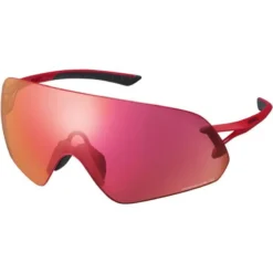 Shimano Aerolite Road Glasses In Red