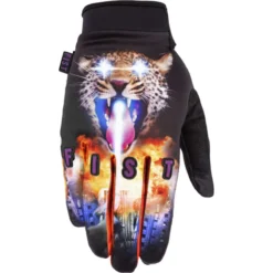 Fist Handwear Lazer Leopard Chapter 15 Kids' Gloves In Black