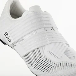 Fizik Vento Powerstrap Aeroweave Shoes In White -Bicycle Promotion Shop vento powerstrap aeroweave fizik 7 white breathable road racing shoes 1